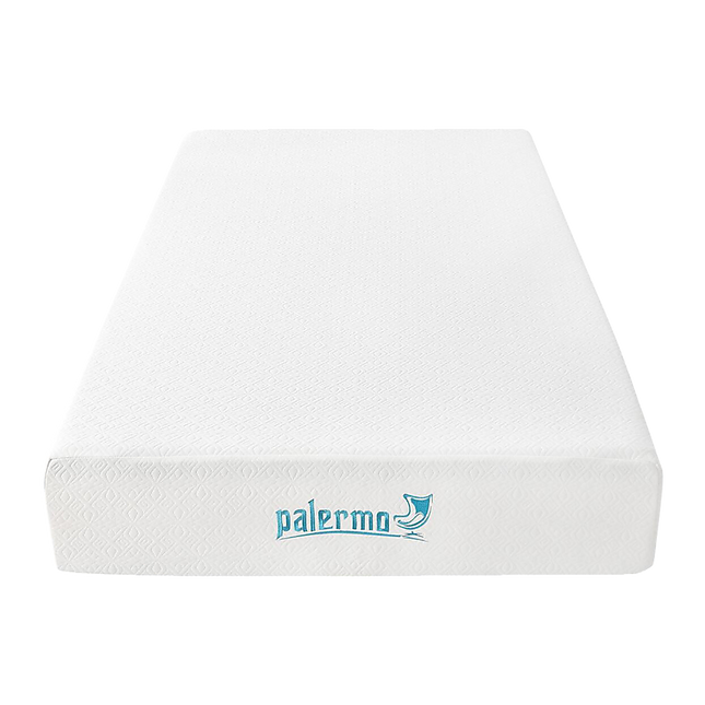 Palermo King Single 25cm Gel Memory Foam Mattress - Dual-Layered - CertiPUR-US Certified