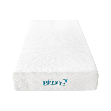 Palermo Single 25cm Gel Memory Foam Mattress - Dual-Layered - CertiPUR-US Certified