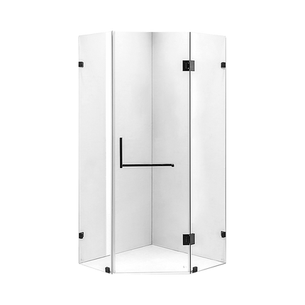 900 x 900mm Frameless 10mm Glass Shower Screen By Della Francesca