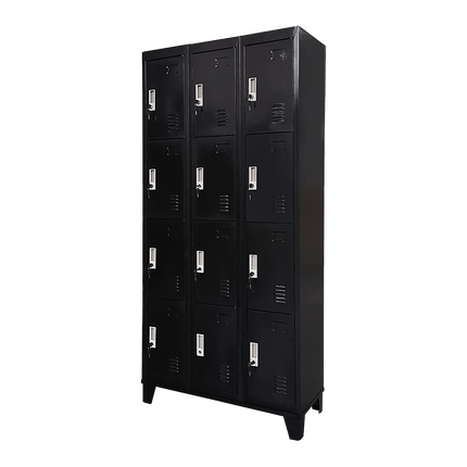 Twelve-Door Office Gym Shed Storage Locker
