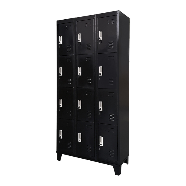 Twelve-Door Office Gym Shed Storage Locker