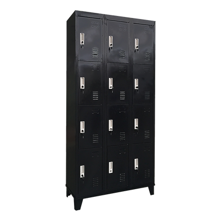 Twelve-Door Office Gym Shed Storage Locker