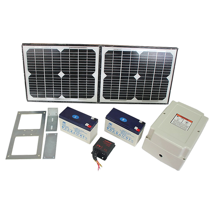 500KG 20W Solar Single Swing Auto Motor Remote Gate Opener