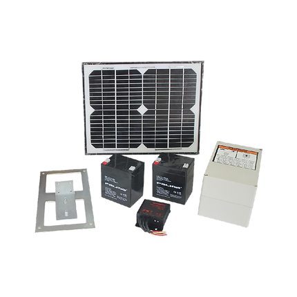 1000KG 10W Solar Double Swing Auto Motor Remote Gate Opener