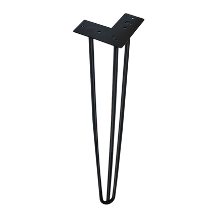 Set of 4 Industrial Retro Hairpin Table Legs 12mm Steel Bench Desk 71cm Leg