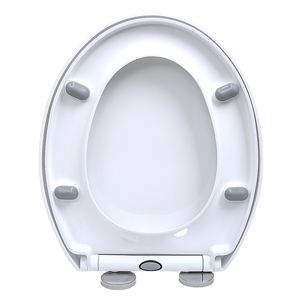 Quick Release Soft Close Toilet Seat White Bathroom Heavy Duty