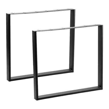 Square Shaped Table Bench Desk Legs Retro Industrial Design Fully Welded