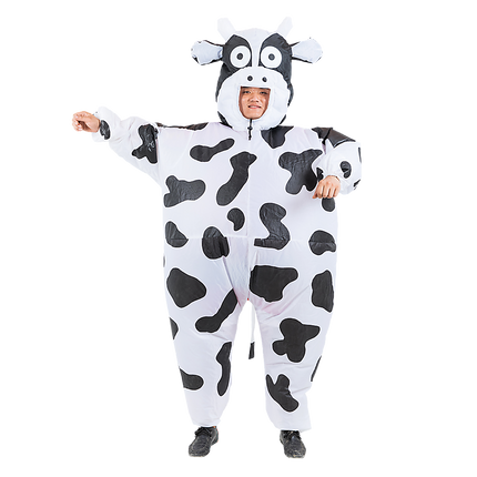 Cow Fancy Dress Fan Inflatable Costume Suit