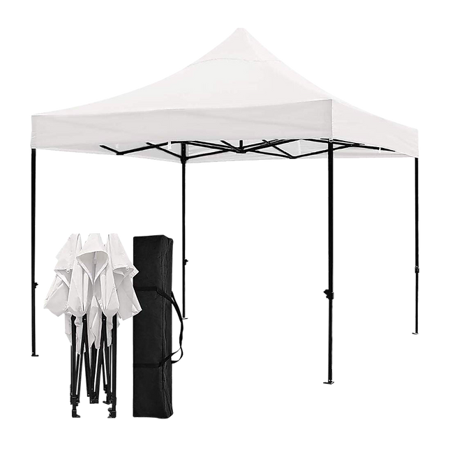 3x3m Easy Pop up Canopy Tent 420D Waterproof UV-Treated Cover Commercial Quality