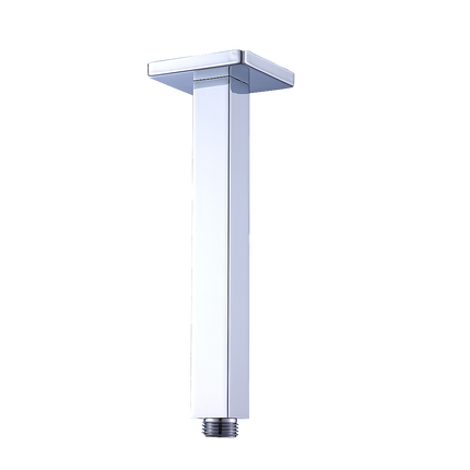 Shower Head Arm Wall Connector Square Bathroom Rainforest ShowerHead