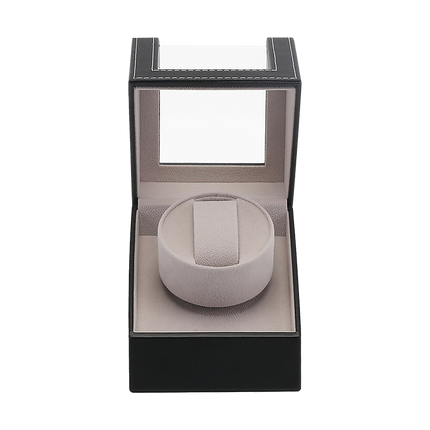 Automatic Watch Winder Display Box Case Motor Rotation Storage PU Leather