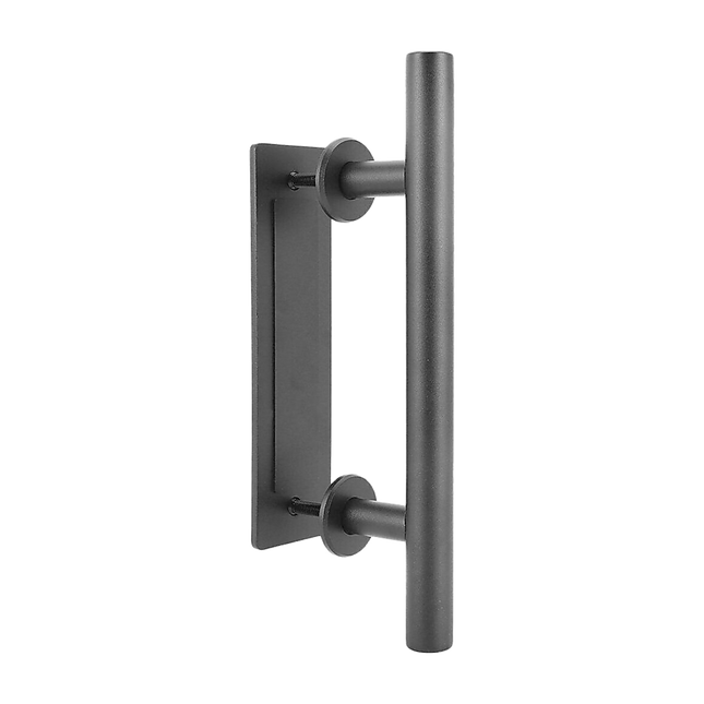 Carbon Steel Door Handle & Flush Pull Wood Door Gate Hardware 12"