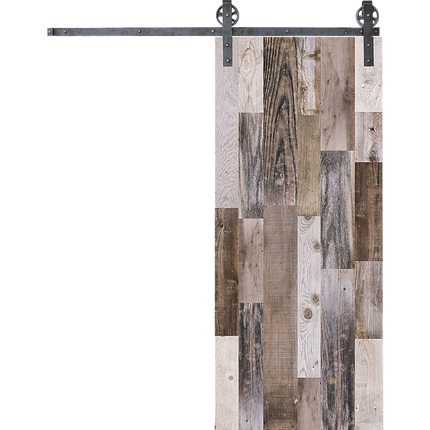 2M Big Spoke Wheel Sliding Barn Door Hardware