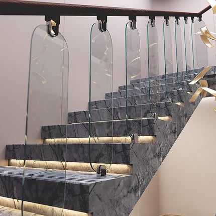 Frameless Glass Stairs Balustrade Toughened Glass - Urbana