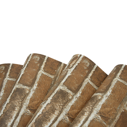 Wallpaper Faux Brick Wall Paper Roll