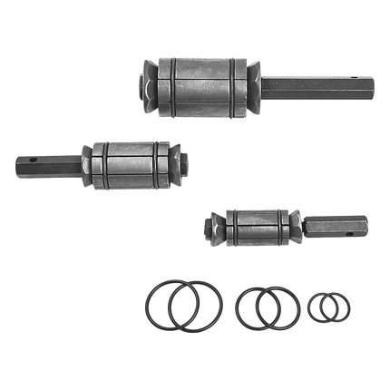 3 Piece Tail Pipe Expander Set Muffler Exhaust Pipe Dent Remover Tool Kit