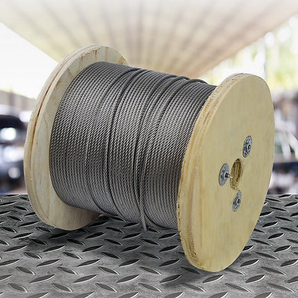Marine Stainless Steel Wire G316 Wire Balustrade Cable Rope 3.2mm 7x7 Decking