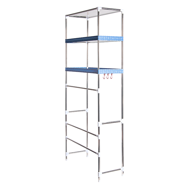 Storage Shelves Shelf 3 Tier Rack Portable Laundry Stand Unit Organiser