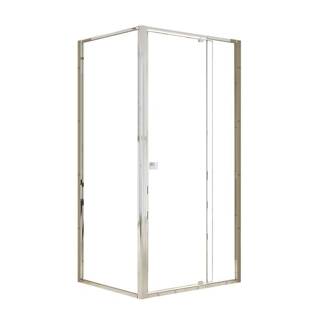 Semi Frameless Shower Screen (98~106)x 195cm & (77~80)x 195cm Side AS/NZS Glass