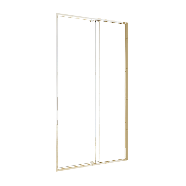 Adjustable Semi Frameless Shower Screen (114~122) x 195cm Australian Safety Glass