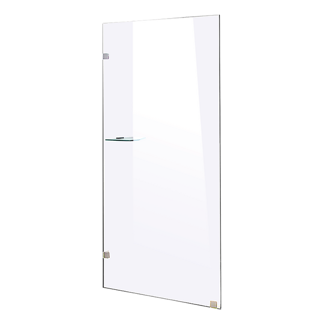 800 x 2000mm Frameless 10mm Safety Glass Shower Screen