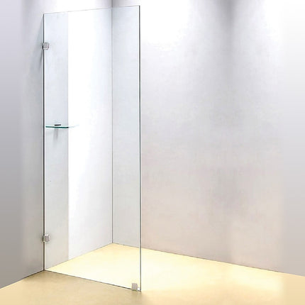 800 x 2100mm Frameless 10mm Safety Glass Shower Screen