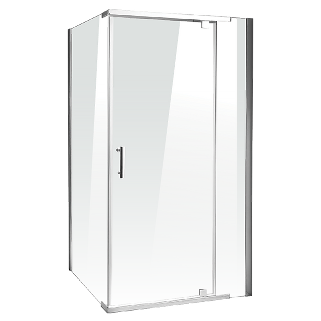 Shower Screen 1200x700x1900mm Framed Safety Glass Pivot Door By Della Francesca