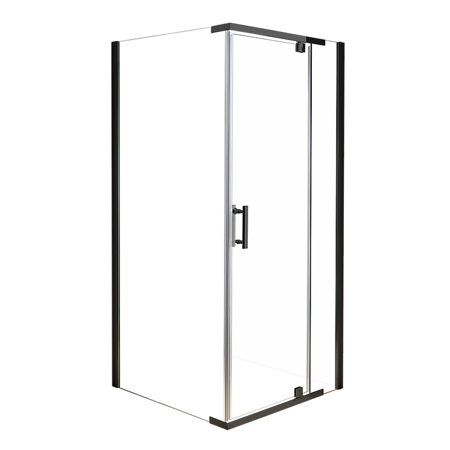 Shower Screen 1000x1000x1900mm Framed Safety Glass Pivot Door By Della Francesca