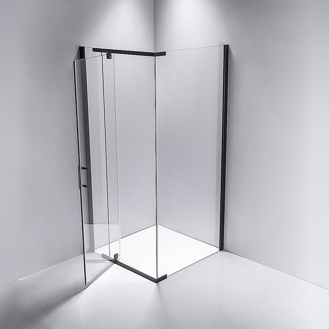 Shower Screen 1200x700x1900mm Framed Safety Glass Pivot Door By Della Francesca