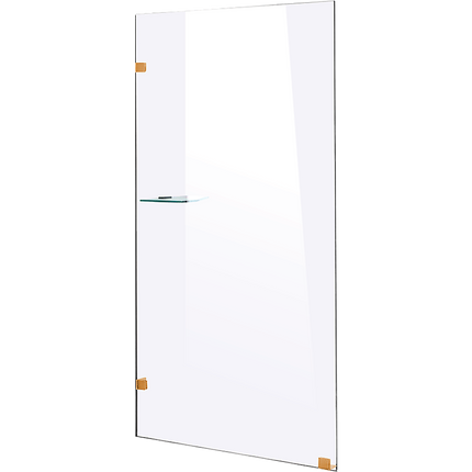 700 x 2000mm Frameless 10mm Safety Glass Shower Screen