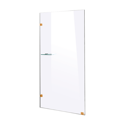 800 x 2100mm Frameless 10mm Safety Glass Shower Screen