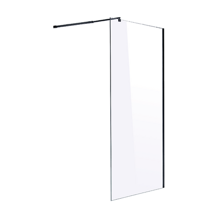 1000 x 2100mm Frameless 10mm Safety Glass Shower Screen