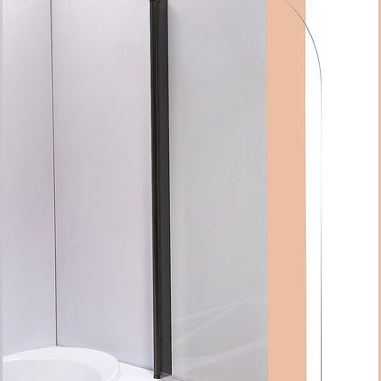 180° Pivot Door 6mm Safety Glass Bath Shower Screen 800x1400mm By Della Francesca