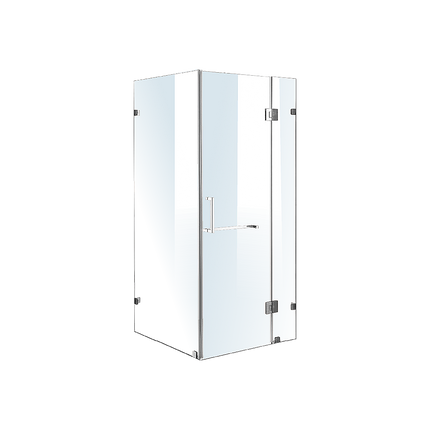 1000 x 700mm Frameless 10mm Glass Shower Screen By Della Francesca