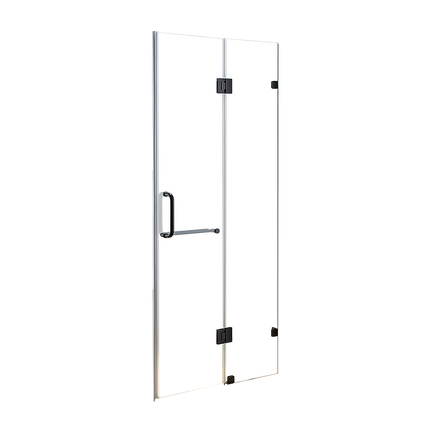 110 x 200cm Wall to Wall Frameless Shower Screen 10mm Glass By Della Francesca