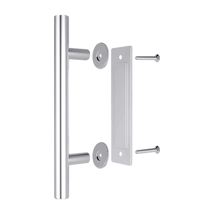 12" Barn Door Handle Sliding Flush Pull Wood Door Gate Hardware Stainless Steel
