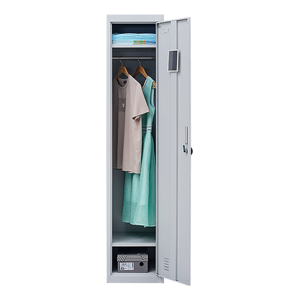 One-Door Office Gym Shed Clothing Locker Cabinet