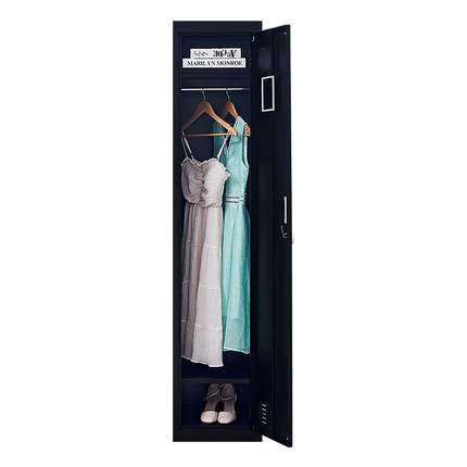 One-Door Office Gym Shed Clothing Locker Cabinet