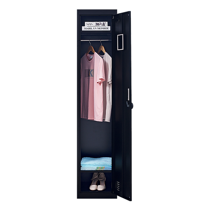 One-Door Office Gym Shed Clothing Locker Cabinet