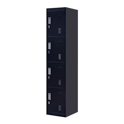 4-Door Vertical Locker for Office Gym Shed School Home Storage
