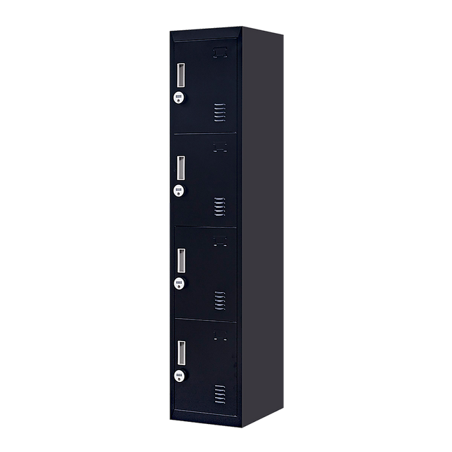 4-Door Vertical Locker for Office Gym Shed School Home Storage