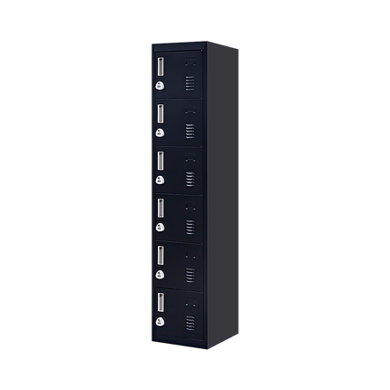 6-Door Locker for Office Gym Shed School Home Storage