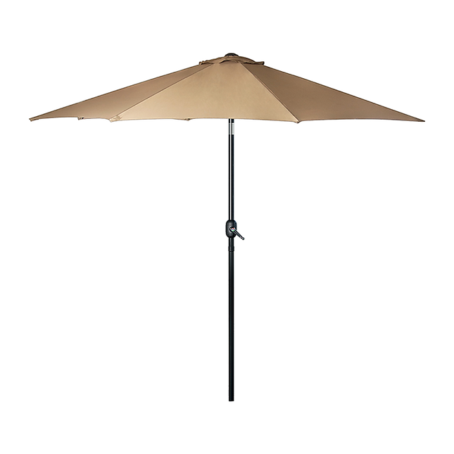 9FT Patio Umbrella Outdoor Garden Table Umbrella with 8 Sturdy Ribs