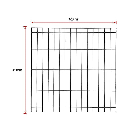 24" 8 Panel Pet Dog Playpen Puppy Exercise Cage Enclosure Fence Play Pen