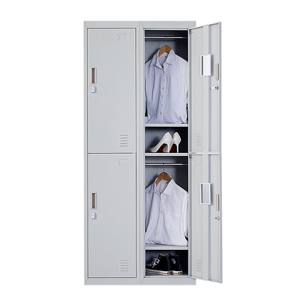 Four-Door Office Gym Shed Storage Locker
