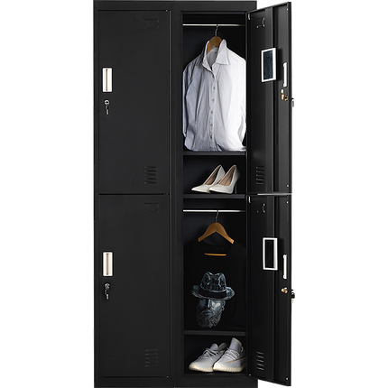 Four-Door Office Gym Shed Storage Locker
