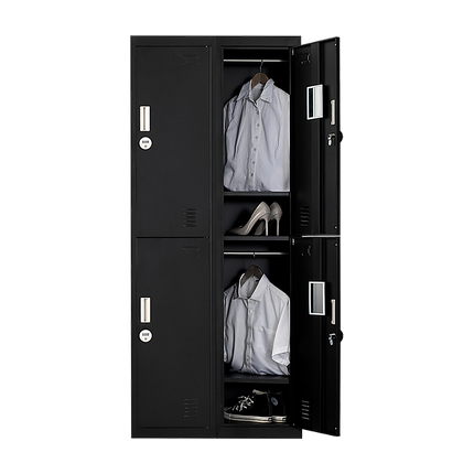 Four-Door Office Gym Shed Storage Locker