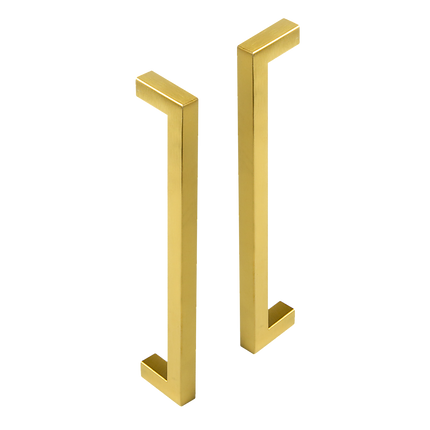 15 x Brushed Brass Drawer Pulls Kitchen Cabinet Handles - Gold Finish 192mm