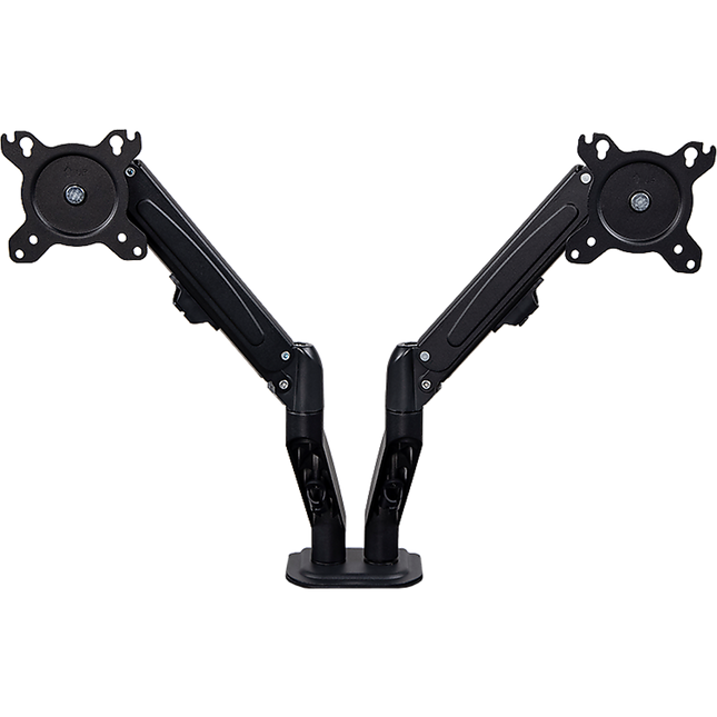 Dual Screen Gas-strut Monitor Stand Mount Desktop Bracket for LED/LC