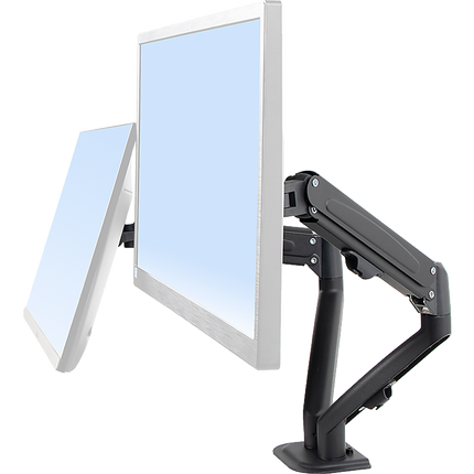 Dual Screen Gas-strut Monitor Stand Mount Desktop Bracket for LED/LC